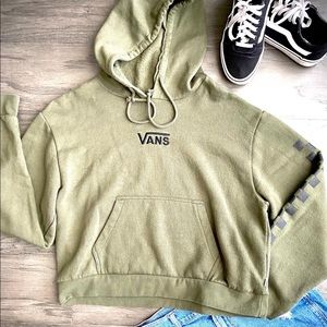 Vans- Cropped Hoodie // VGUC